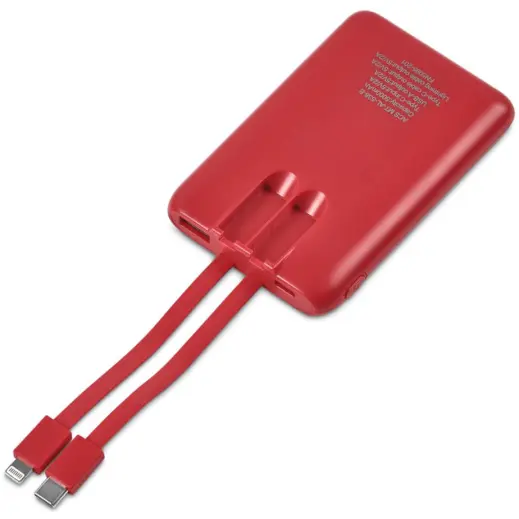 Altitude Verve Power Bank Red Cables